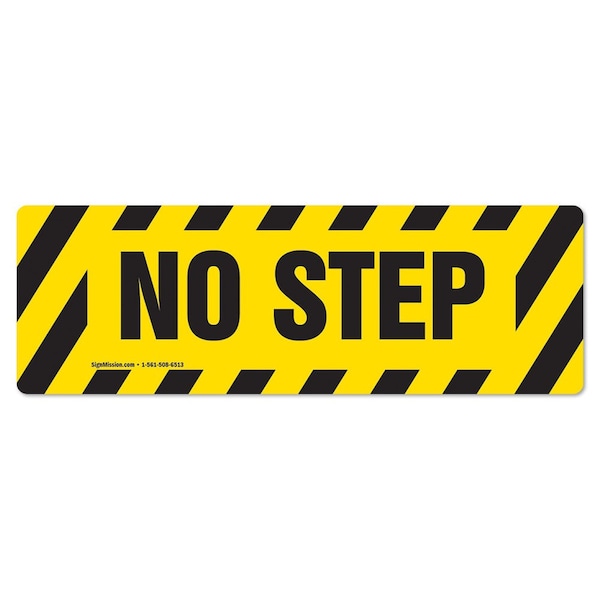No Step 18in Non-Slip Floor Marker, 12PK, 16 in L, 16 in H, FD-2-R-16-12PK-99835